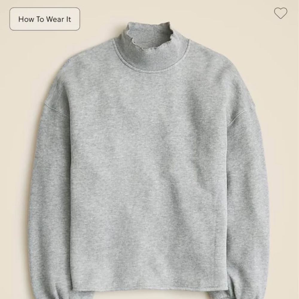 JCREW - 100% cotton Mockneck size Medium